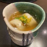 京料理　福們 - フグの白子豆腐ですあんかけ美味い