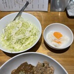 北浜 丁子 - コールスローと酢の物は無料サービス