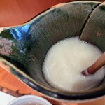 泰庵 - 濃厚なそば湯