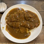 カレー専門店 ビィヤント - カツカレーのビーフカレー中辛、ライス少なめ