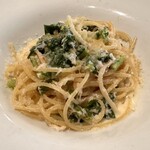 リストランテ エスト - 紅ズワイガニと菜花のレモンクリームソース