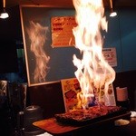 Shitamachi No Kuu - カウンターの天井に届く勢いの炎が素晴らしい‼︎