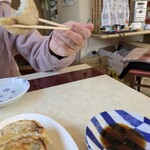 蘭園亭 - 手作り餃子6個500円