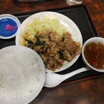 ラーメン工房 みそ伝 - 生姜焼き定食
