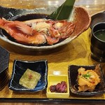 入船 - 金目の煮付け膳7000円