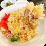 紺のれん - チャーハンはしっとり系。
