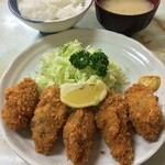 お食事 まるやま - カキフライ定食 1000円