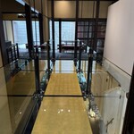 茶房 やなぎ庵 - 金箔の渡り廊下　歩けます