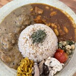 本と玄米カレー ヨスカ - 