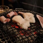 山源 - シオのお肉(ホルモン、トントロ、ナンコツ)