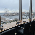 大徳壽 - 店内から海を