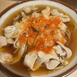 そばの神田東一屋 - ヤケクソのダブ肉そば　癒してくれ〜