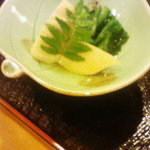 奴寿司 - たけのことほうれんそう