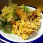 唐揚げもおっきい！