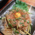 博多串焼き バッテンよかとぉ - 地鶏のユッケ
