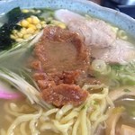 まるひろ - まるひろ味噌ラーメン（味噌を溶かして）