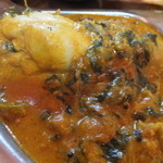 南印度ダイニング - 日替わり（サグチキンカレー）だいぶ辛い