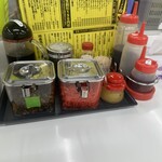 長浜ラーメン力 - 卓上