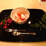 淡流 - 淡路牛のシャーベット、紅ほっぺ