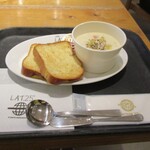 カフェ ラット ニジュウゴド - 料理写真:スープセット