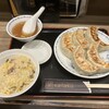 開楽 - ・Bセット（ジャンボ餃子5個+半チャーハン）　　　　　1,480円