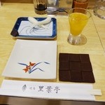 エシャロットとみかんの食前酒