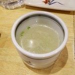 里葉亭 - 〆のスープ