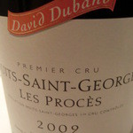 レストラン ラ フィネス - 2009　Nuits-Saint-George Les Proces
      Davit Duband