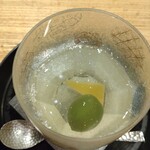 別邸 仙寿庵 - 梅のゼリー、美味しくて印象的でした