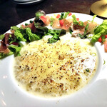 柊山ガーデン - 生ハムをのせたパルミジャーノリゾット
