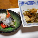 ・・・ - 鰰寿司と松前漬け