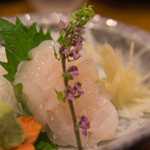 魚処やつはし - ３）白エビの刺身