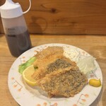 厨房子だぬき - アジフライ