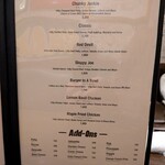 シェイクツリー バーガー＆バー - メニュー