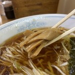 タンタン - メンマはたっぷり、薄切りで柔らかめ