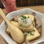 炭火焼 いわこう - 豚しゃぶ揚げ出し豆腐