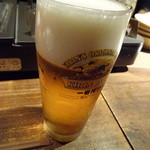 Ishokuya Marumi Shouten - まずはビアーで乾杯！