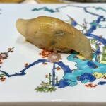 鮨一正 - かわはぎ（肝入り）