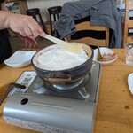 Cafe&IT Fiesta - やっぱり作ってもらった雑炊