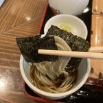小千谷そば角屋 - リフト　海藻の布海苔入り蕎麦