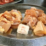 ドライブイン鳥 - 一番定食の若鶏（2人前）