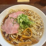 らーめん香澄 - 煮干ラーメン＋麺大盛