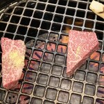 焼肉 ONAKANOMIKATA - 金粉を纏ったヒレ。目でも楽しめました！