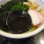 手打うどん すみた - 【NEW】わかめうどんの汁