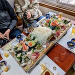 磯料理 一吉 - この刺盛りのど迫力