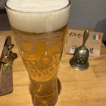 マシガネータ - 生ビール（アサヒ熟撰）