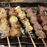秋津 アカマル屋 - 串焼き5種盛り