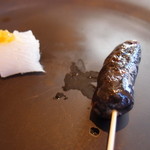 ウシマル - イカスミソーセージは定番