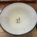 中華そば 水嶋 - スープ完飲