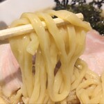 麺 鍾馗 - 太めの平打ちストレート